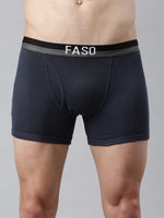 Faso Men's Cotton Outer Elastic Trunk (Pack of 2)