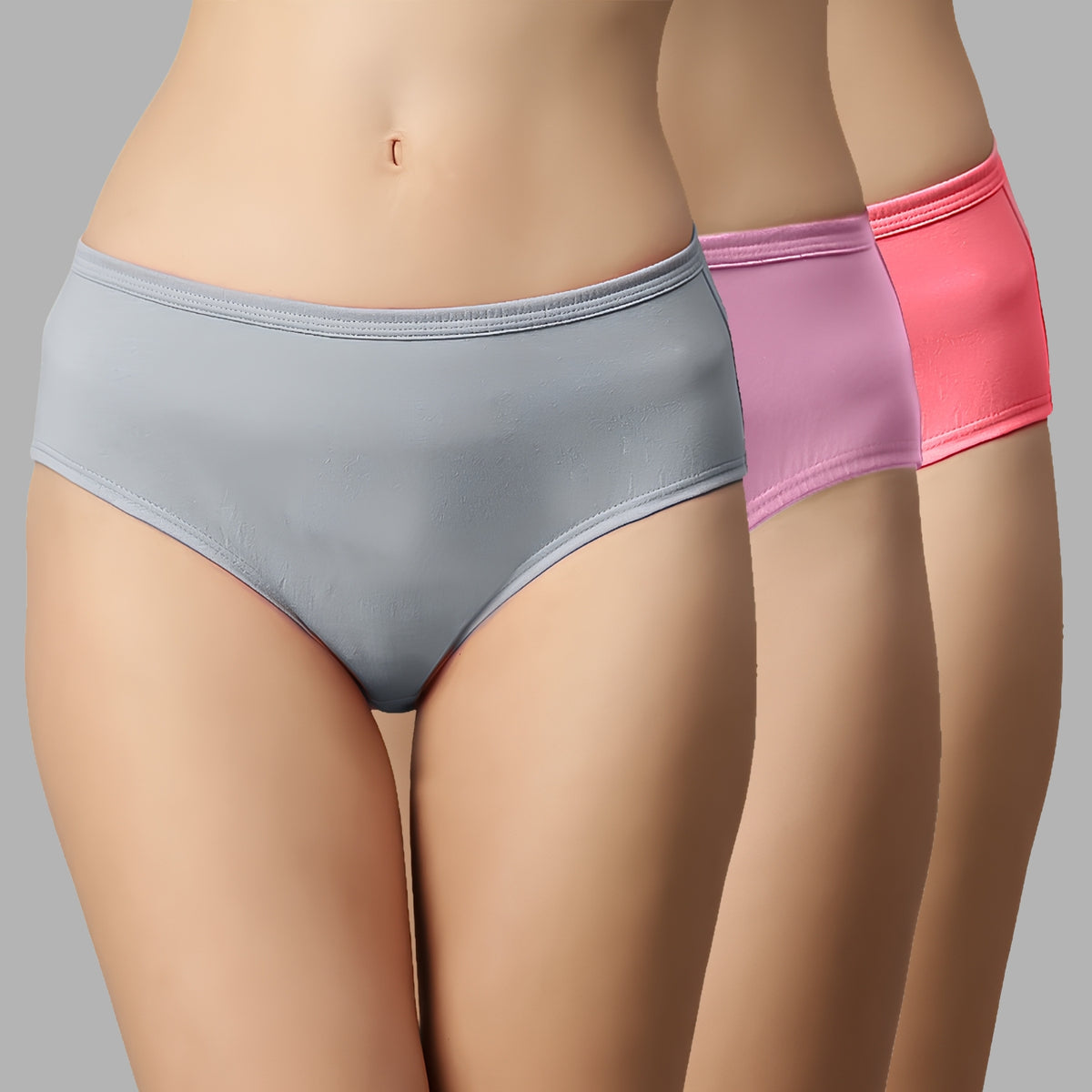 Faso Women's Cotton Inner Hipster (Pack of 3)