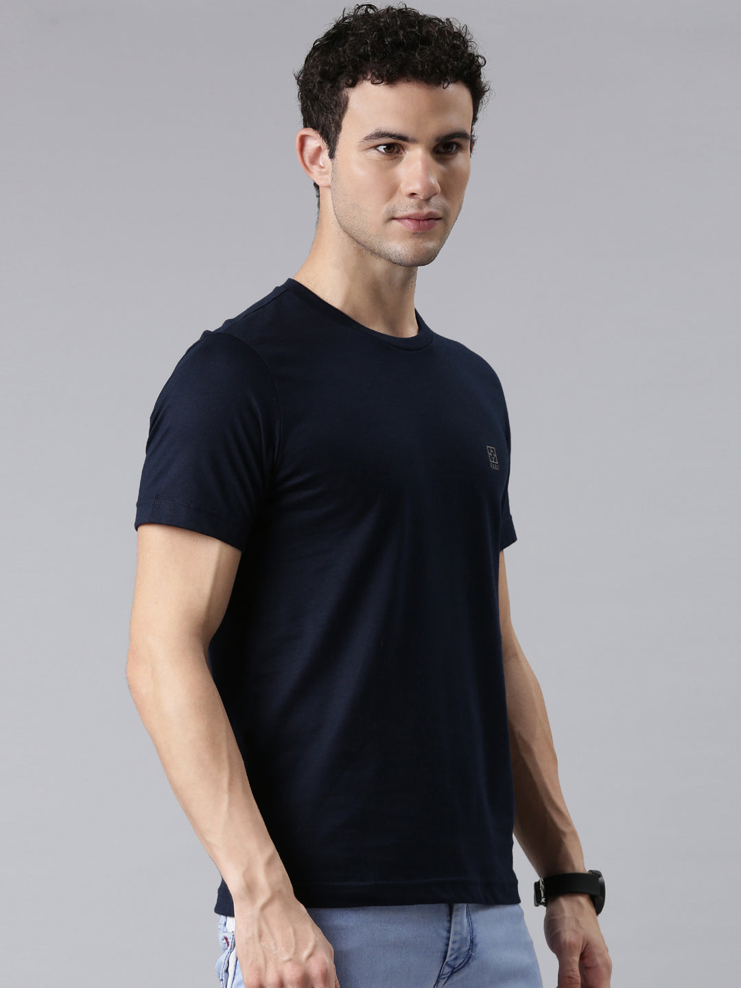 FASO Men’s Cotton Crew Neck Casual T-Shirt