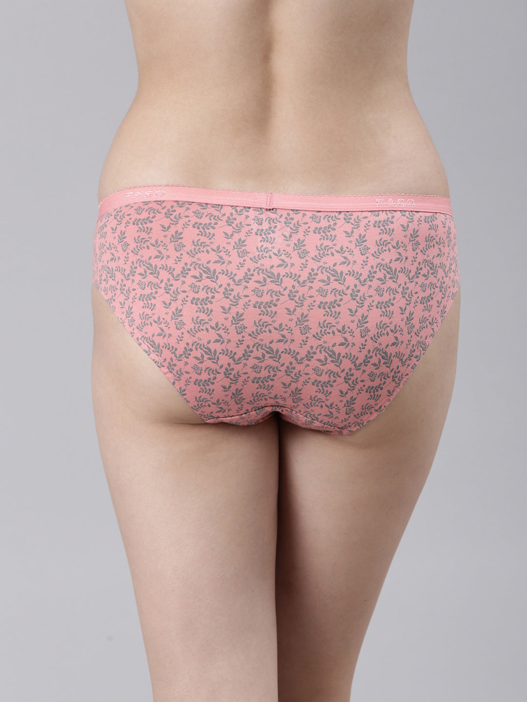 Faso Women's Cotton Outer Elastic Bikini (Pack of 2)