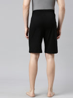 Faso Men's Cotton Side Seam Piping Bermuda Shorts