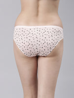 Faso Women's Cotton Outer Elastic Bikini (Pack of 3)