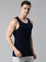 Faso Men's Cotton Rib Comfort Color Vest