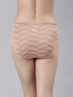 Faso Women's Premium Micro Modal Illusion Printer Hipster