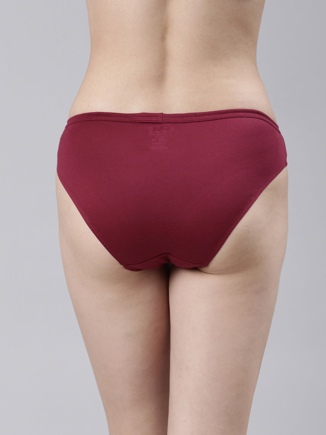 Faso Women's Cotton Inner Elastic Bikini (Pack of 2)