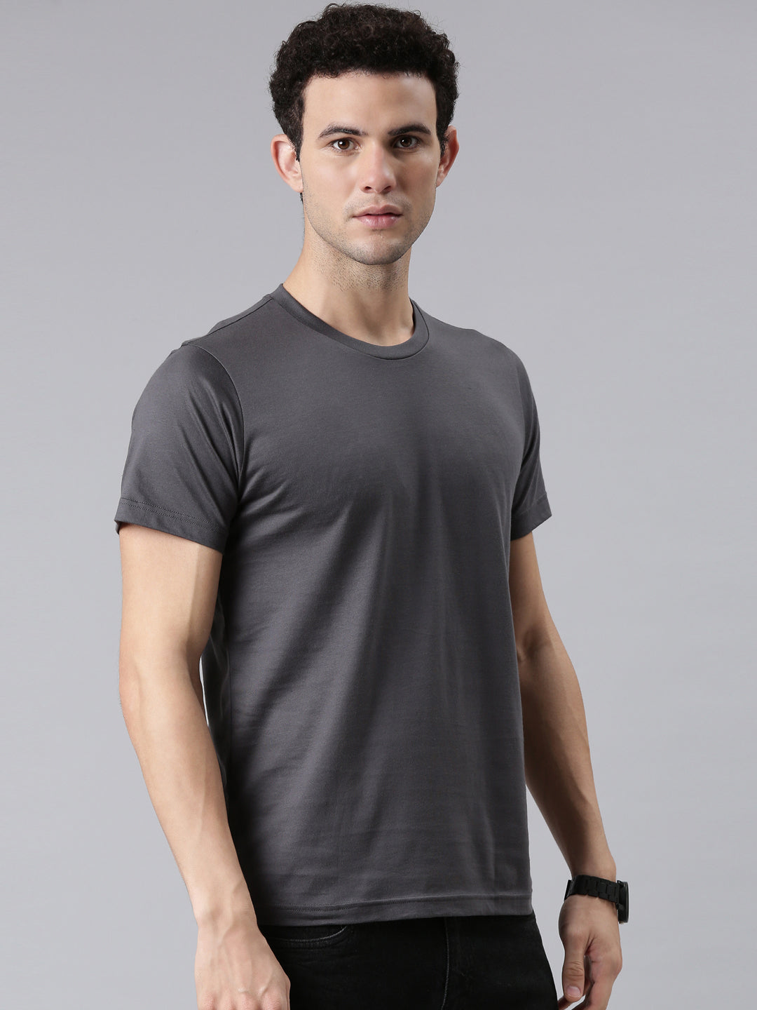 FASO Men’s Cotton Crew Neck Casual T-Shirt