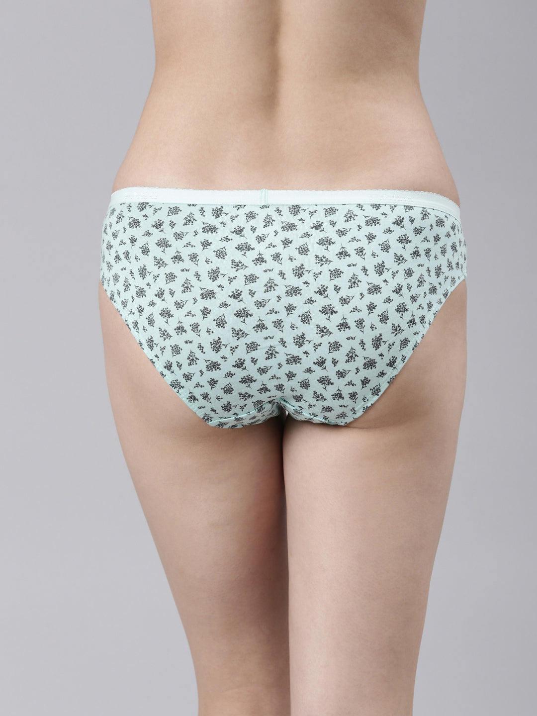 Faso Women's Cotton Outer Elastic Bikini (Pack of 2)