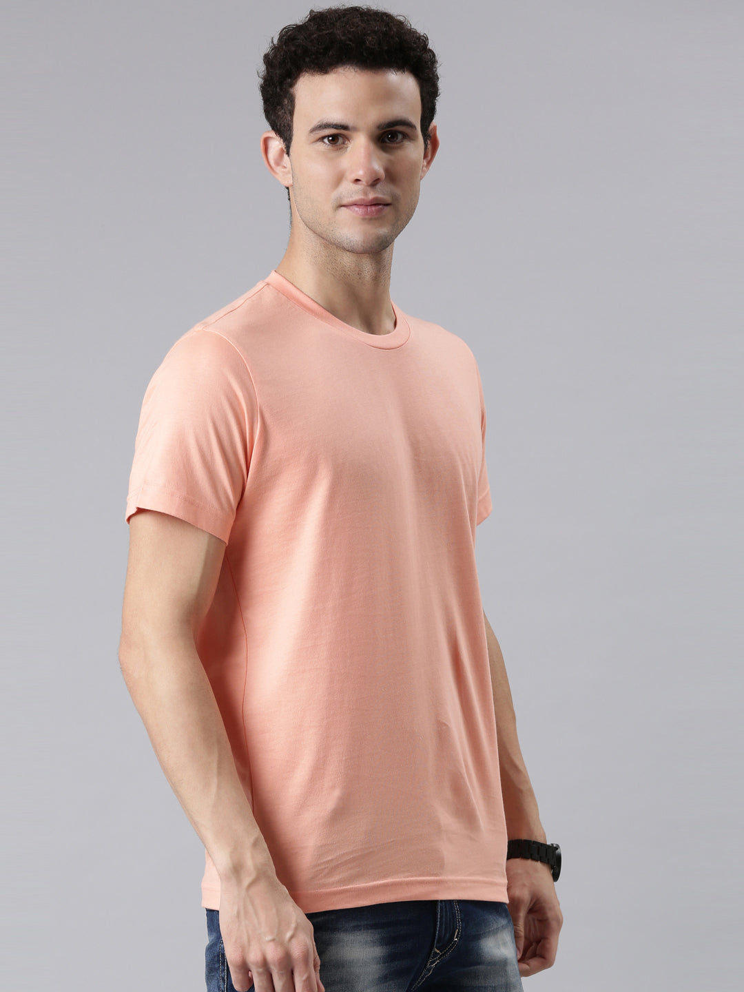 FASO Men’s Cotton Crew Neck Casual T-Shirt