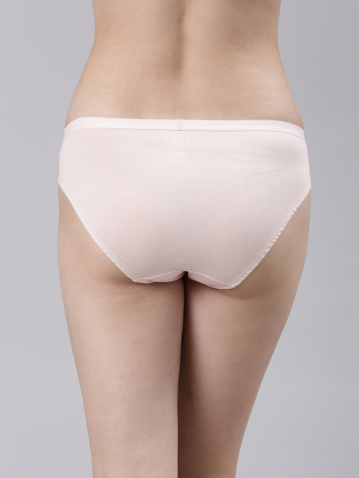 Faso Women's Cotton Outer Elastic Bikini (Pack of 3)