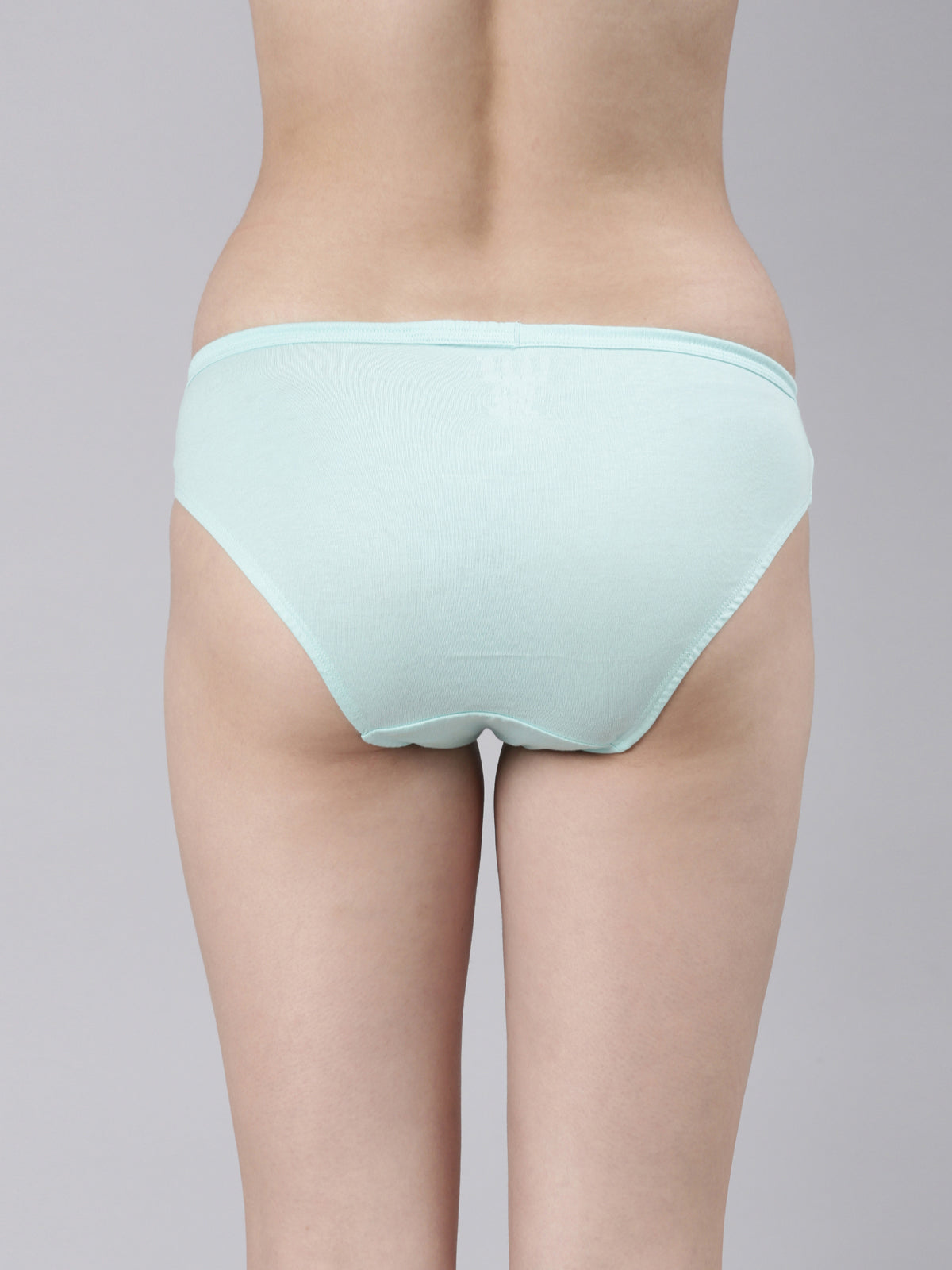 Faso Women's Cotton Inner Elastic Bikini (Pack of 3)