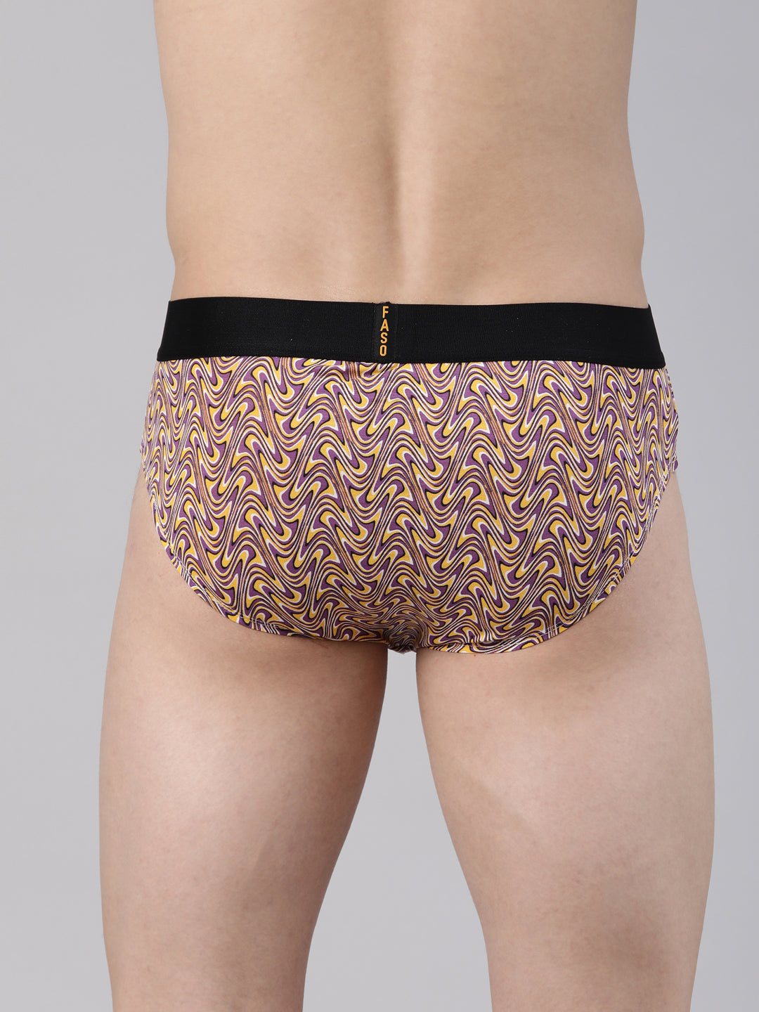 Faso Men's Premium Micro Modal Printed Brief