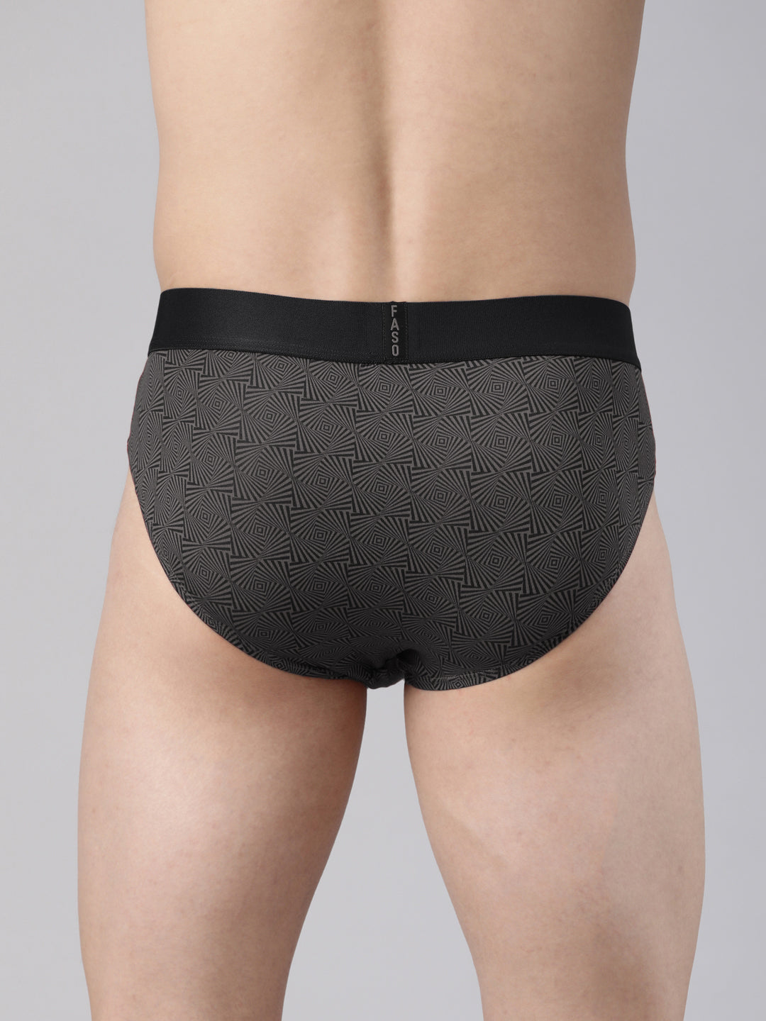Faso Men's Premium Micro Modal Printed Brief