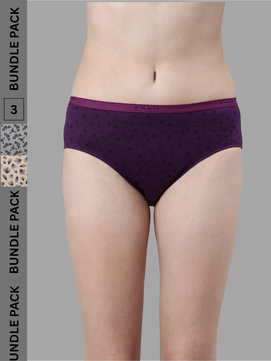 Faso Women's Hipster (Pack of 3)