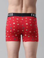 Faso Men's Cotton Printed Trunk