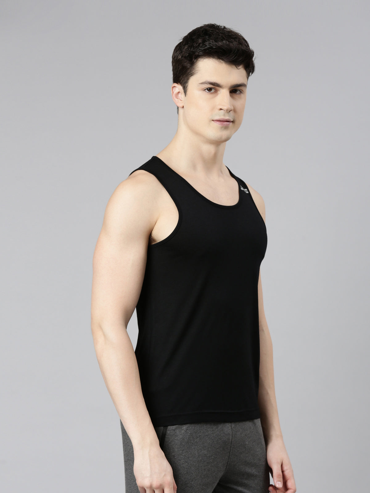 FASO Men’s Bamboo Cotton Fine Comfort Vest