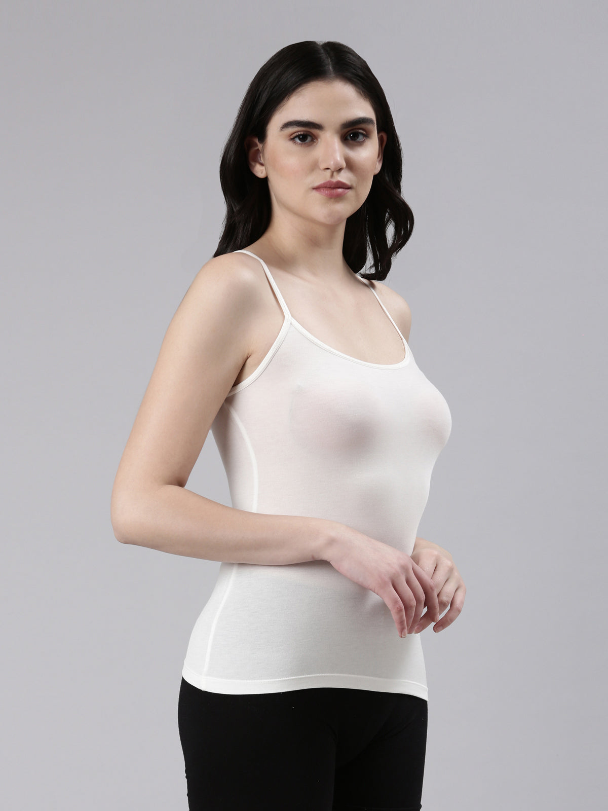 Faso Women's Cotton Stretch fabric Camisole