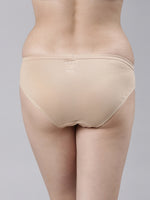 Faso Women's Cotton Inner Elastic Bikini (Pack of 2)