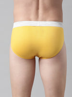 Faso Men's Cotton Metallic Elastic Brief