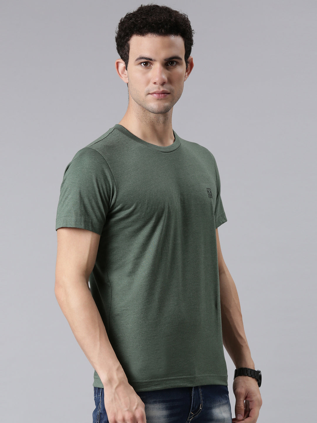 FASO Men’s Cotton Crew Neck Casual T-Shirt
