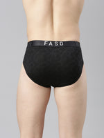 Faso Men's Printed Cotton Stretchable Brief
