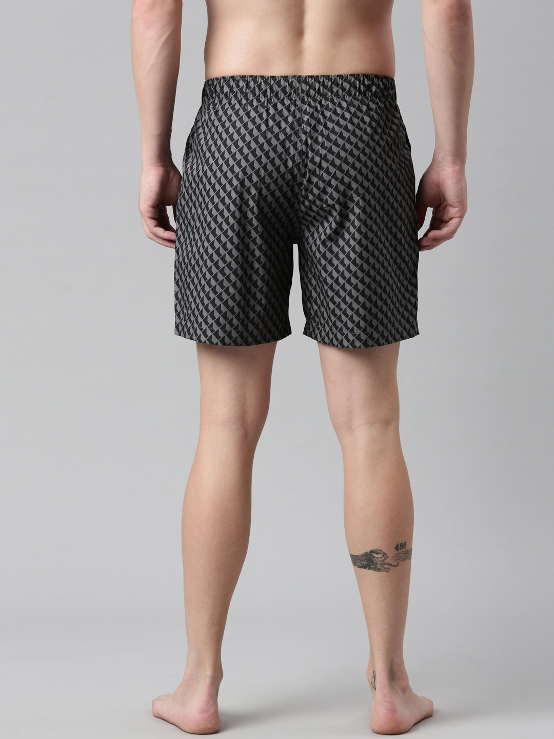 Faso Men's Cotton Printed Woven Boxer Shorts