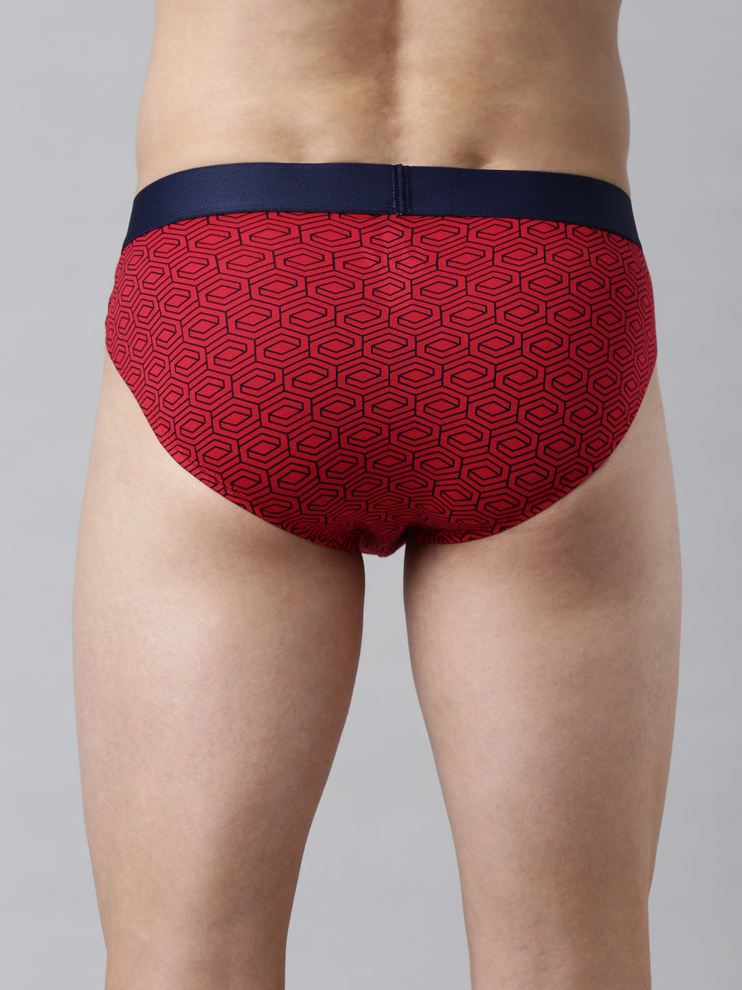 Faso Men's Printed Cotton Stretchable Brief