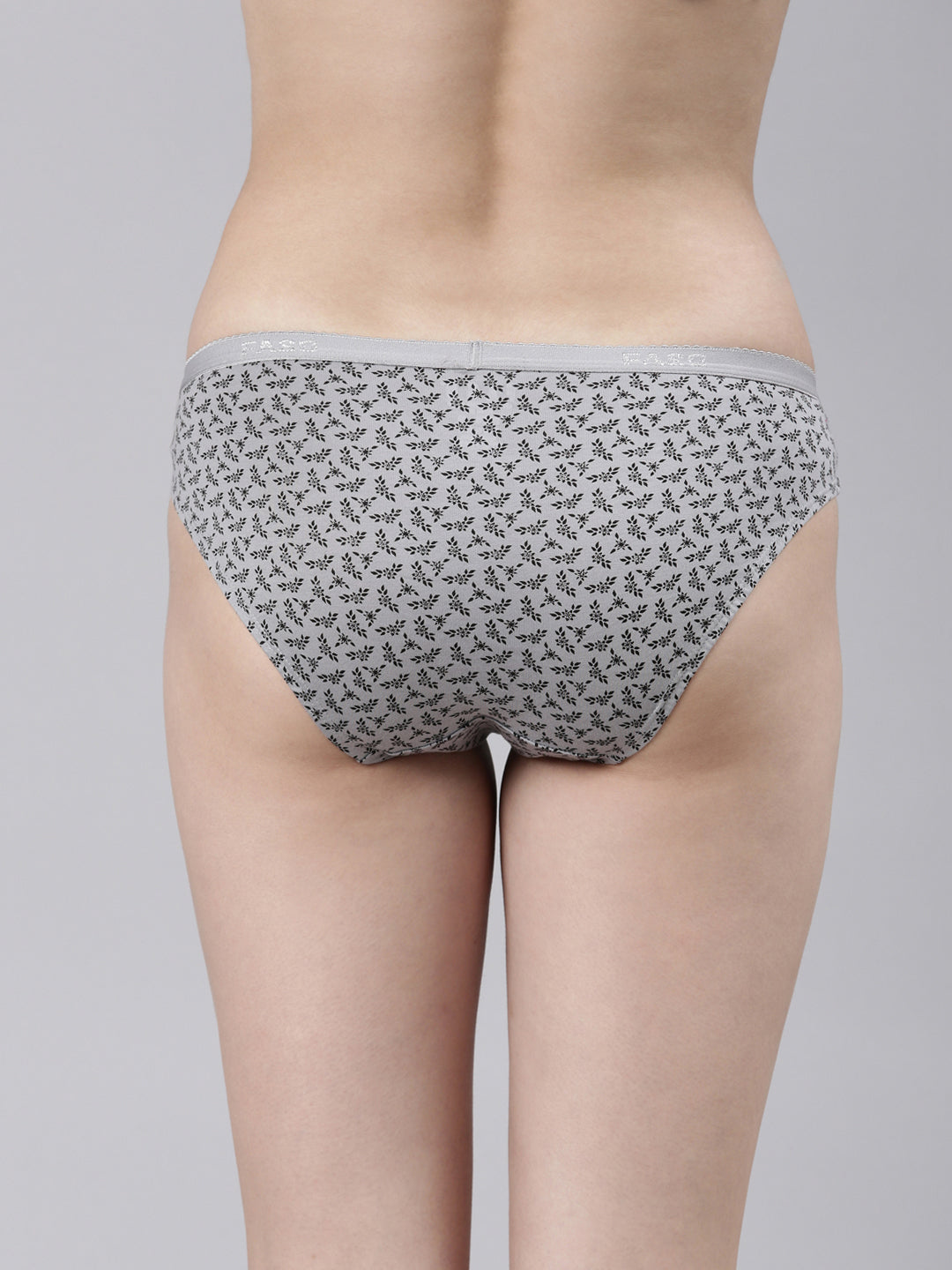 Faso Women's Cotton Outer Elastic Bikini (Pack of 2)