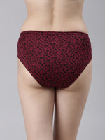 Faso Women's Cotton Inner Elastic Hipster (Pack of 2)