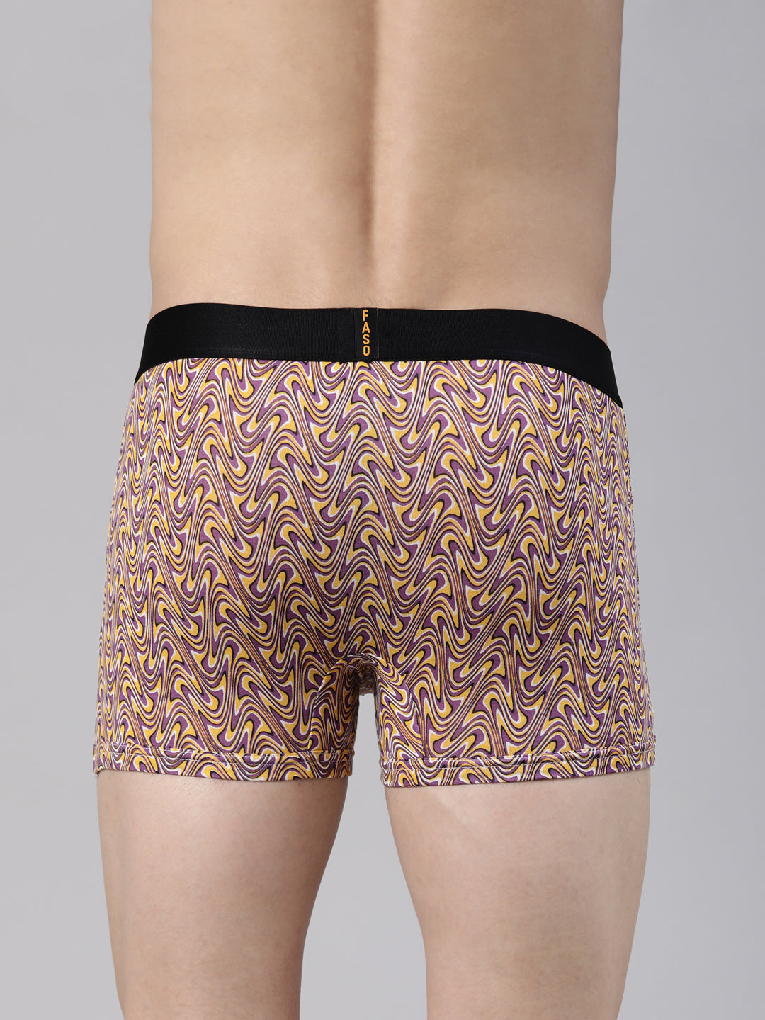 Faso Men's Premium Micro Modal Printed Trunk