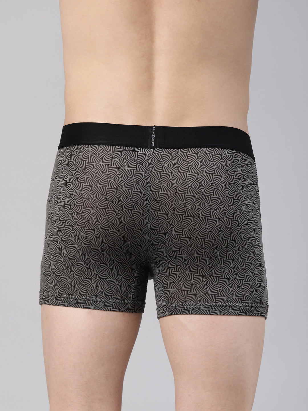 Faso Men's Premium Micro Modal Printed Trunk