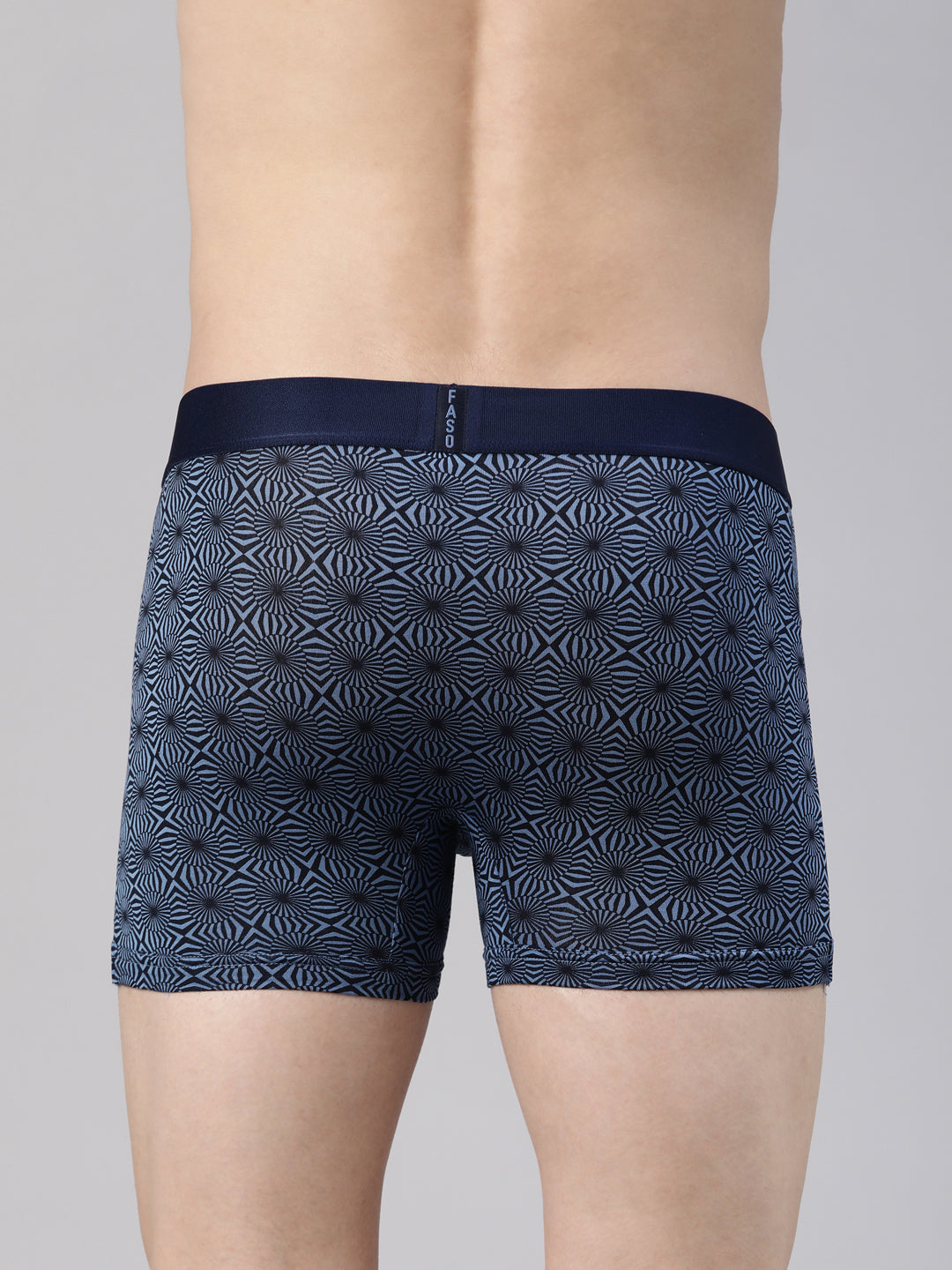 Faso Men's Premium Micro Modal Printed Trunk