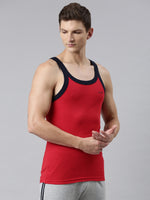 Faso Men's Premium Cotton Color Vest