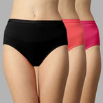 Faso Women's Cotton Inner Hipster (Pack of 3)