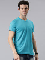 Faso Men’s Cotton Crew Neck Casual T-Shirt