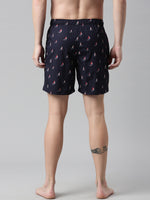 Faso Men's Cotton Printed Woven Boxer Shorts