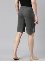 Faso Men's Cotton Side Seam Piping Bermuda Shorts