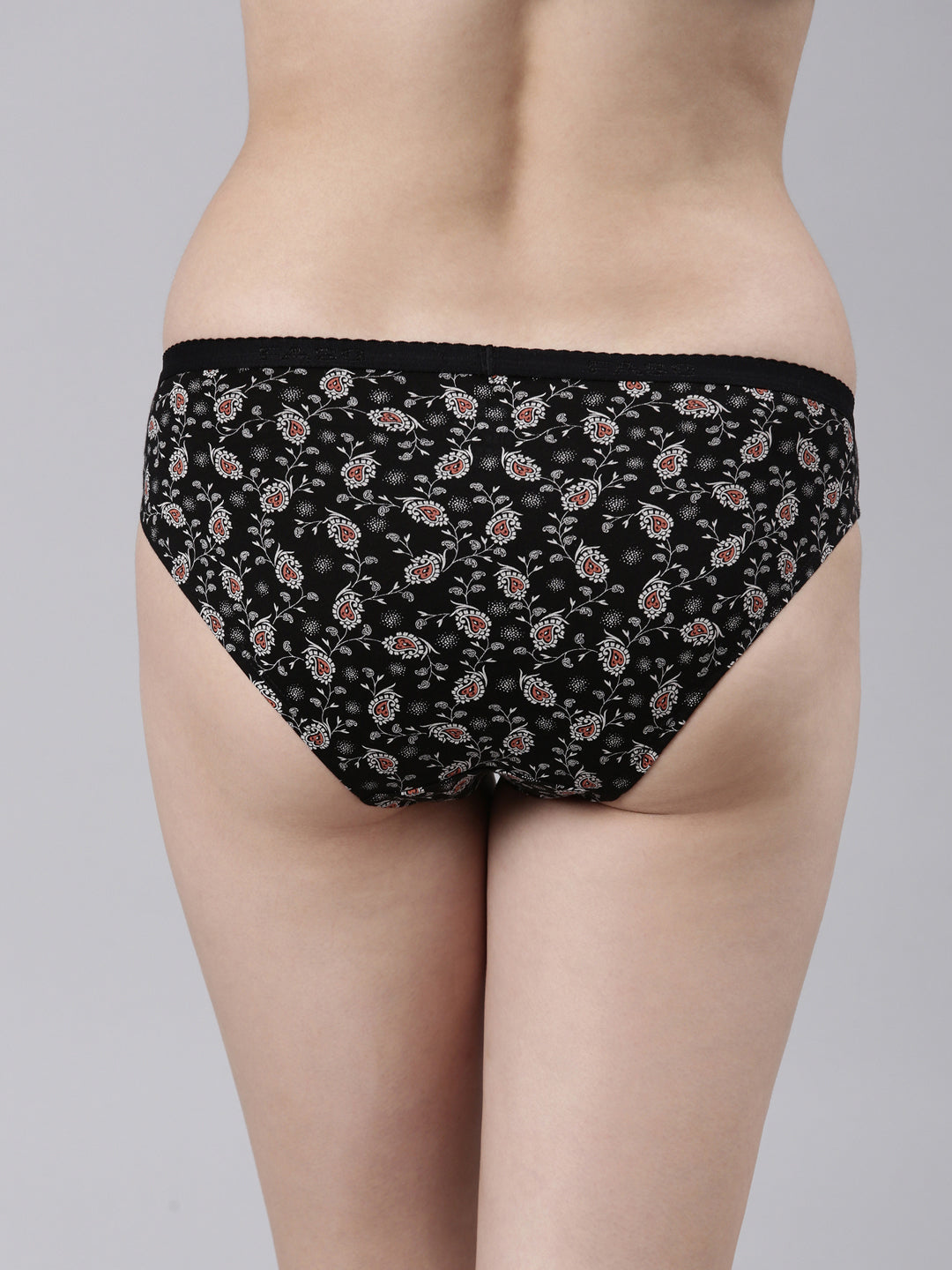 Faso Women's Cotton Outer Elastic Bikini (Pack of 2)