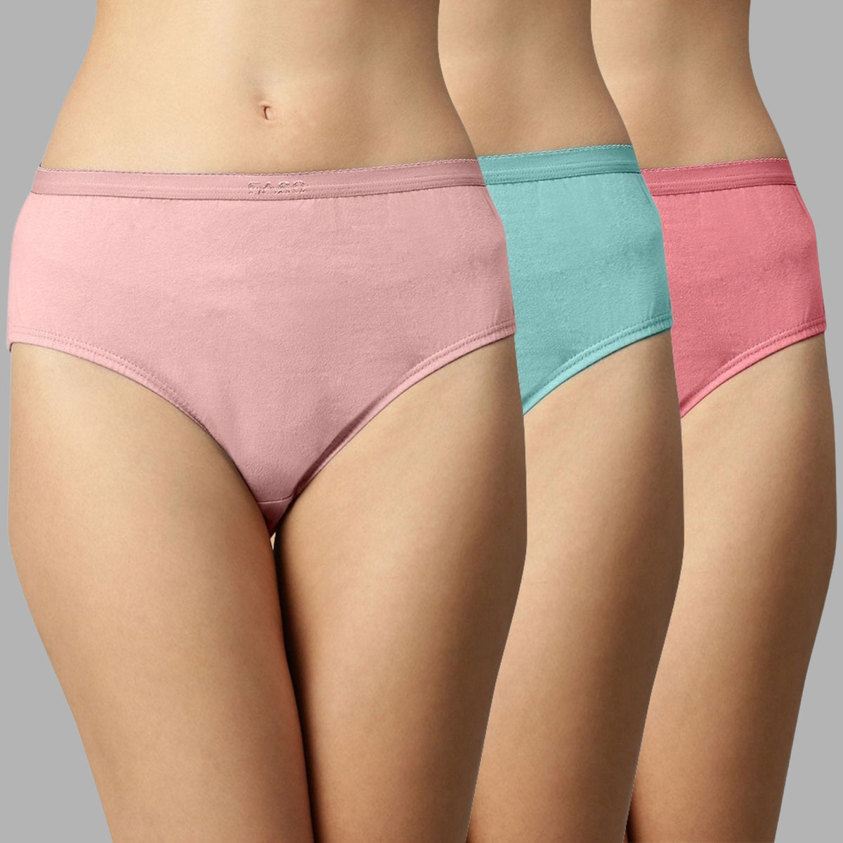 Faso Women's Outer Elastic Hipster (Pack of 3)