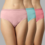 Faso Women's Outer Elastic Hipster (Pack of 3)