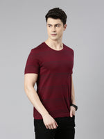 FASO Men’s Gradient Stripes Yarn Dyed Cotton T-Shirt