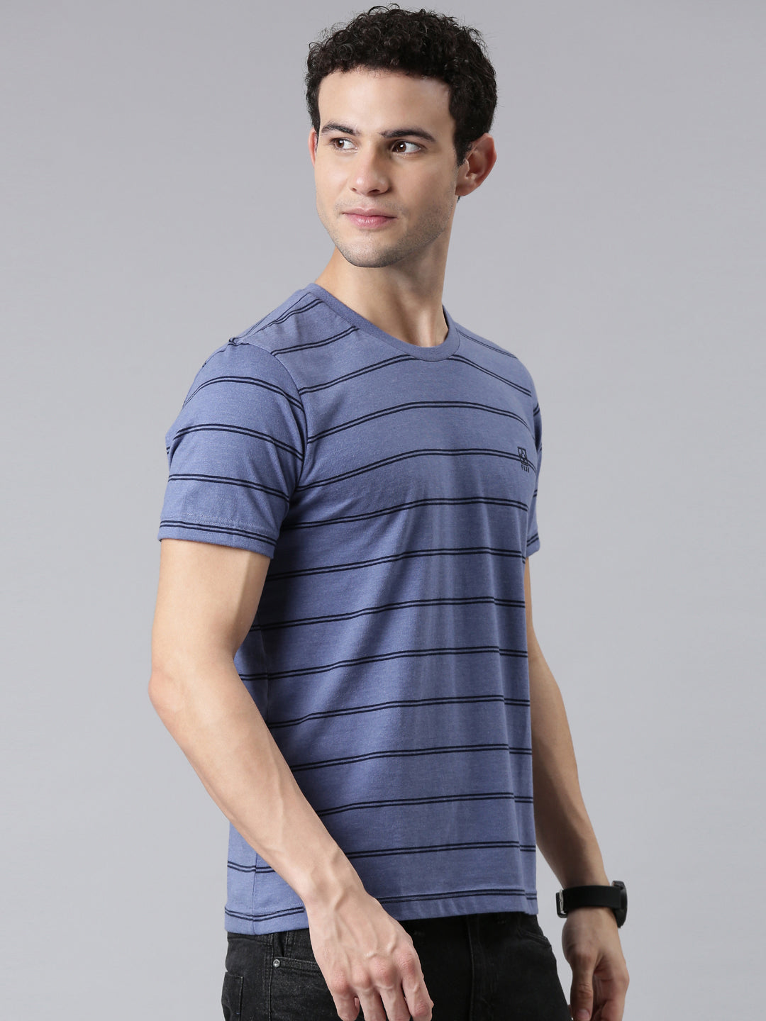 FASO Men’s Yarn Dyed Cotton T-Shirt