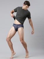 Faso Men's Cotton Denim Look Brief