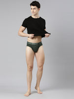 Faso Men's Printed Cotton Stretchable Brief