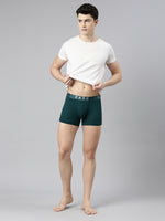 Faso Men's Cotton Stretch All Over Print Trunks