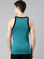Faso Men's Cotton Racerback Color Vest