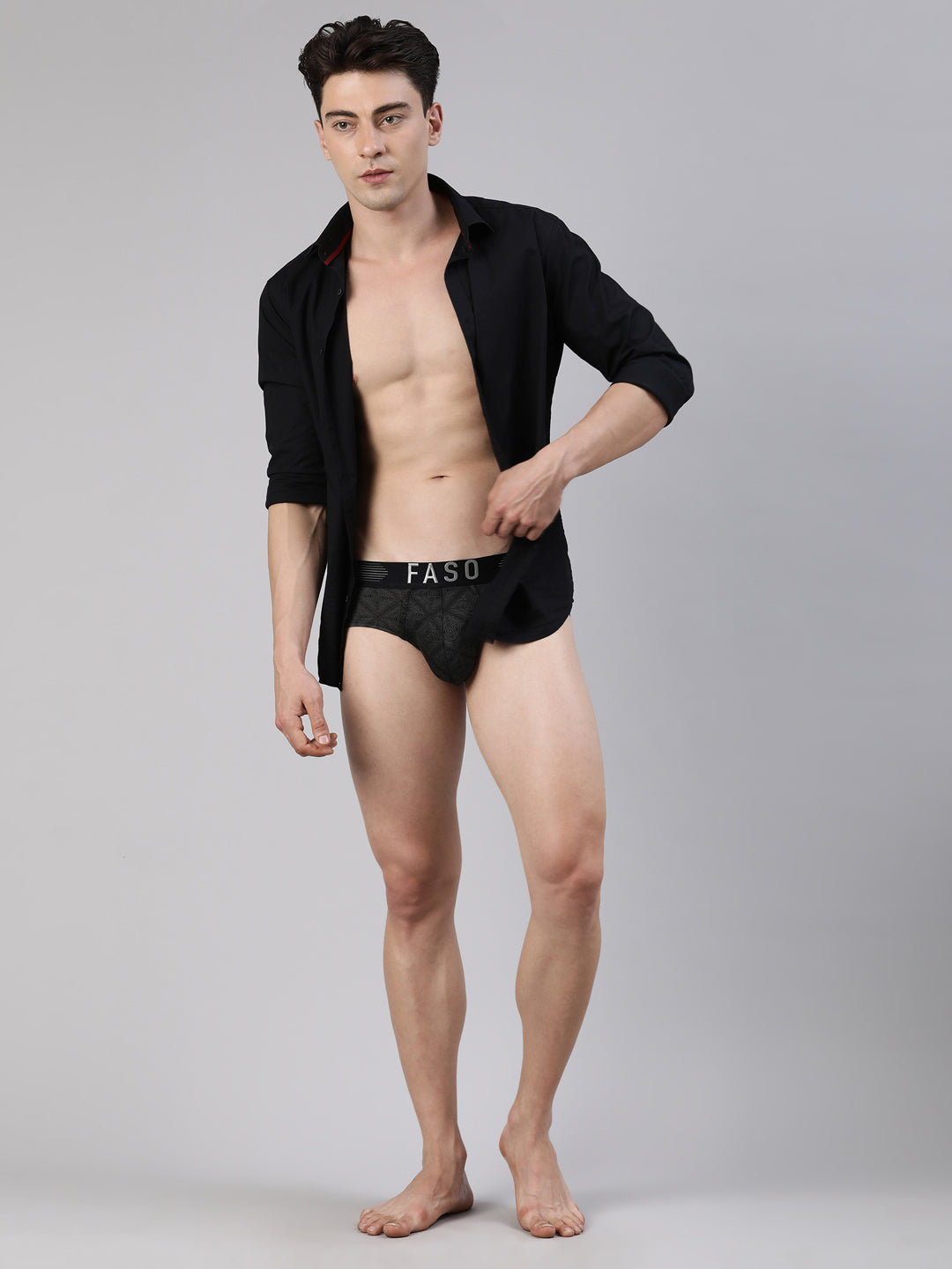 Faso Men's Premium Micro Modal Printed Brief