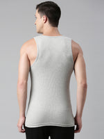 Faso Men's Cotton Rib Comfort Color Vest