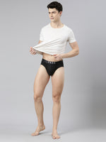 Faso Men's Printed Cotton Stretchable Brief