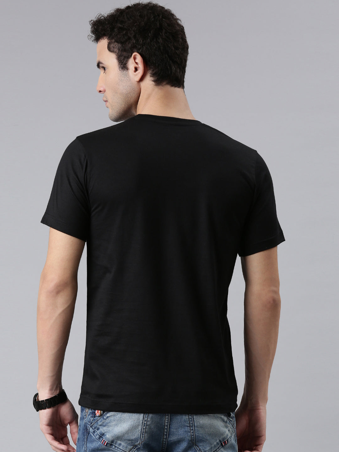 FASO Men’s Cotton Crew Neck Casual T-Shirt