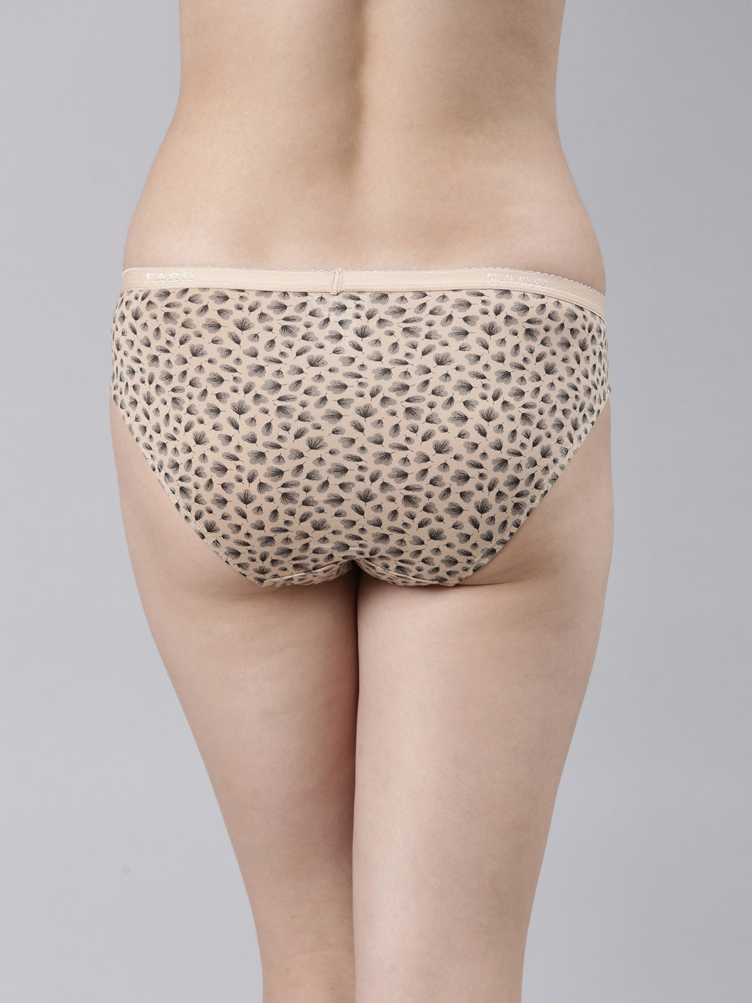 Faso Women's Cotton Outer Elastic Bikini (Pack of 2)